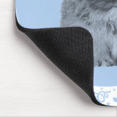 Pekingese Puppy Blue Muismat (Hoek)