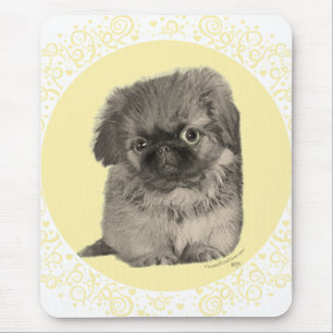 Pekingese Puppy Geel Muismat