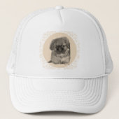 Pekingese Puppy Trucker Pet (Voorkant)