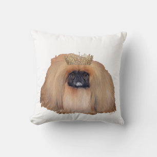 Pekingese Queen (pas aan als je wilt!) Kussen