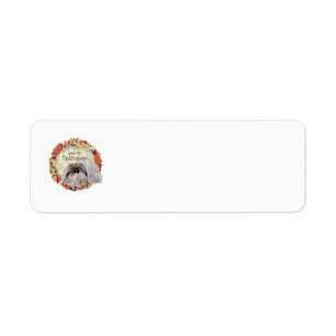 Pekingese Retouradreslabels Etiket
