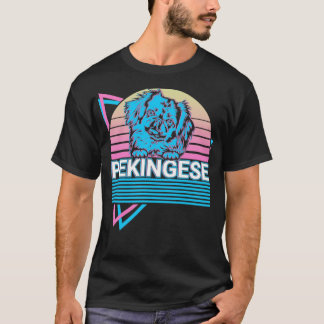 Pekingese Retro T-shirt