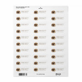 Pekingese Return Address Labels (Full Sheet)