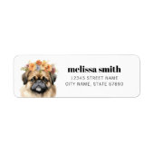Pekingese Return Address Labels (Voorkant)