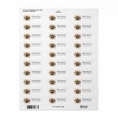 Pekingese Return Address Labels (Full Sheet)