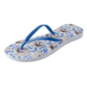 Pekingese Sailor Teenslippers (Schuin)