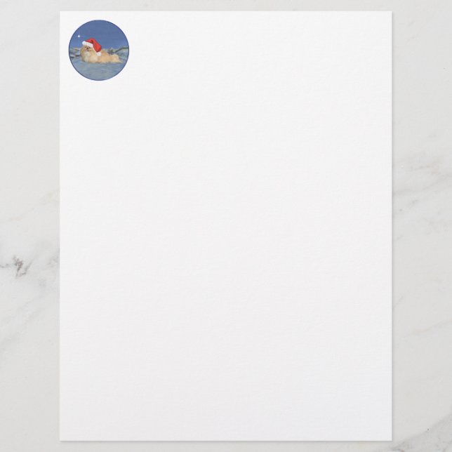 Pekingese Santa Claus (Voorkant)