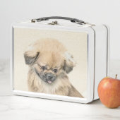 Pekingese schildering - Kute Original Dog Art (In situ)