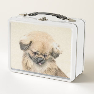 Pekingese schildering - Kute Original Dog Art