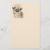 Pekingese schildering - Kute Original Dog Art (Voorkant)