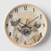 Pekingese schildering - Kute Original Dog Art (Voorkant)