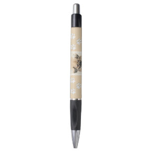 Pekingese schildering - Kute Original Dog Art Pen
