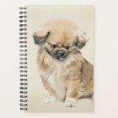 Pekingese schildering - Kute Original Dog Art Planner (Voorkant)