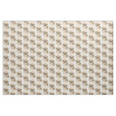 Pekingese schildering - Kute Original Dog Art Stof (Yard (91,4 cm))