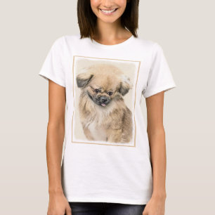 Pekingese schildering - Kute Original Dog Art T-shirt
