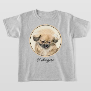 Pekingese schildering - Kute Original Dog Art T-shirt