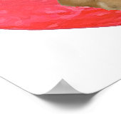 Pekingese/Shih Tzu Valentijnsdag Poster (Hoek)