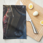 Pekingese Sneeuwslee Kerstdecoratie Theedoek (Quarter Fold)