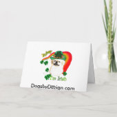Pekingese St. Patrick's Day Kaart (Achterkant)