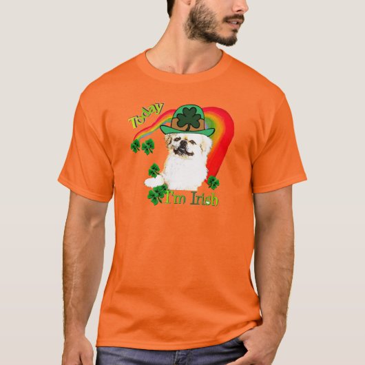Pekingese St. Patrick's Day T-shirt (Voorkant)