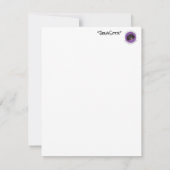 Pekingese Stationery - blanco kaart "JenaSota" Notitiekaartje (Achterkant)
