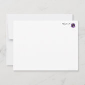 Pekingese Stationery - blanco kaart "Marcus" Notitiekaartje (Achterkant)