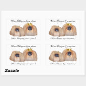 Pekingese Stickers (Vel)
