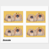 Pekingese Stickers (Vel)