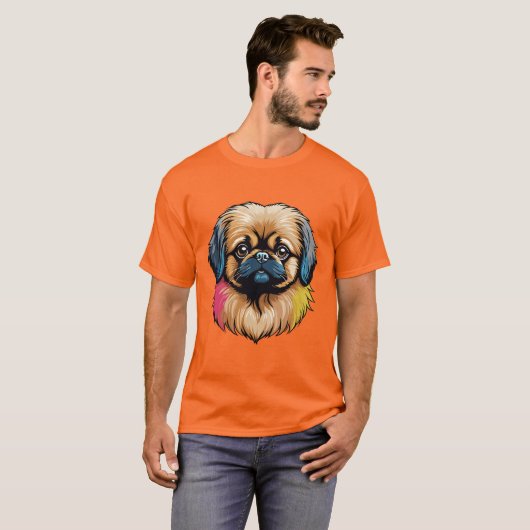 Pekingese T-shirt (Voorkant volledig)