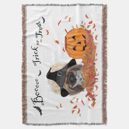 Pekingese Throw Blanket Deken (Voorkant Verticaal)