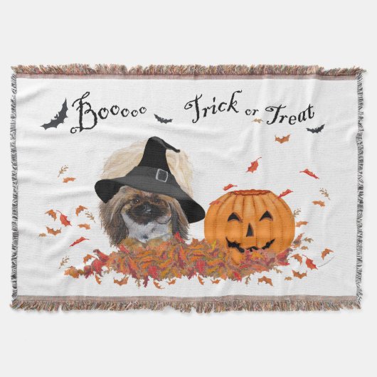 Pekingese Throw Blanket Deken (Voorkant)