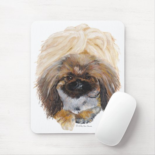 Pekingese Tuffy Muismat (Met muis)