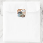 Pekingese Turkije Ronde Sticker (Tas)