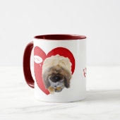 Pekingese Valentijnsbeker Mok (Voorkant links)