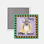 Pekingese Witch Magnet (Voorkant / Achterkant)