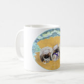 Pekingese Zeelieden Koffiemok (Voorkant links)