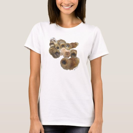 Pekingezen Groep T-shirt (Voorkant)