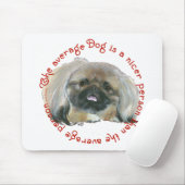 Pekingezer Wijsheid - De gemiddelde Hond Muismat (Met muis)