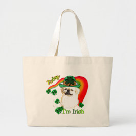 Pekingnese St Patricks Grote Tote Bag