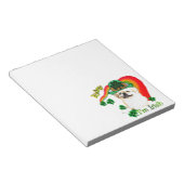 Pekingnese St Patricks Notitieblok (Schuin)