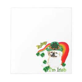 Pekingnese St Patricks Notitieblok