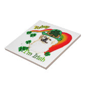 Pekingnese St Patricks Tegeltje (Zijkant)