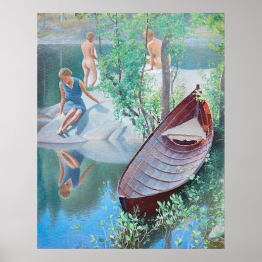 Pekka Halonen Summer idyll 1931 Finland Poster (Voorkant)