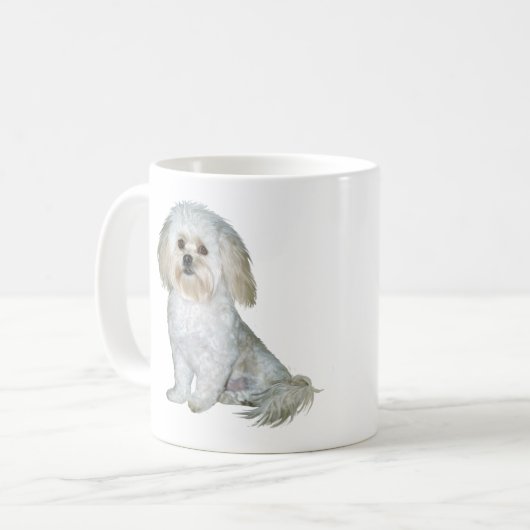 Pekkapoo (Peek-a-Poo) Koffiemok (Voorkant links)