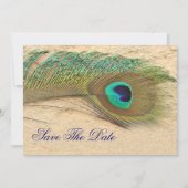 pekkobalt blauw blauwgroen Sla de datum op Save The Date (Voorkant)