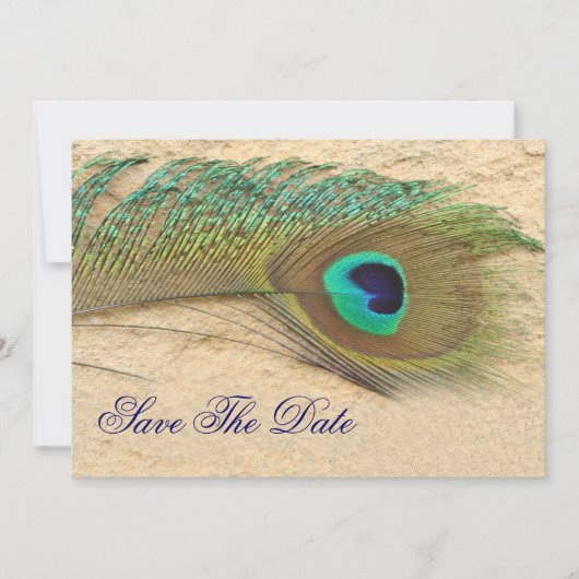 pekkobalt blauw blauwgroen Sla de datum op Save The Date (Voorkant)