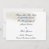 pekkobalt blauw blauwgroen Sla de datum op Save The Date (Achterkant)