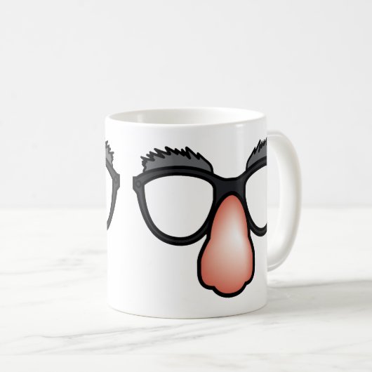 Pekneus en glazen grappige mok (Voorkant rechts)