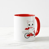 Peko de witte kat mok (Voorkant rechts)