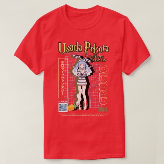 Pekora De Gevangene van Azkaban v2 T-shirt (Design voorkant)